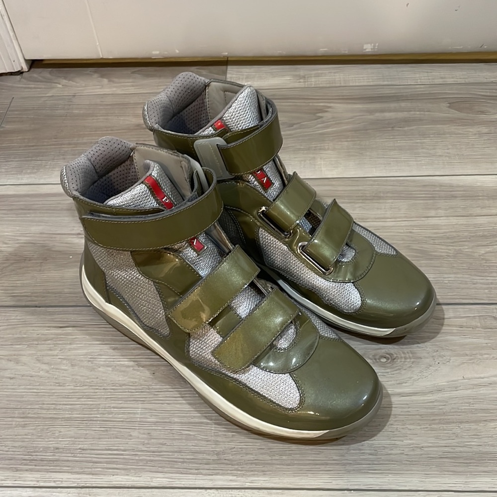 Prada high top sneakers